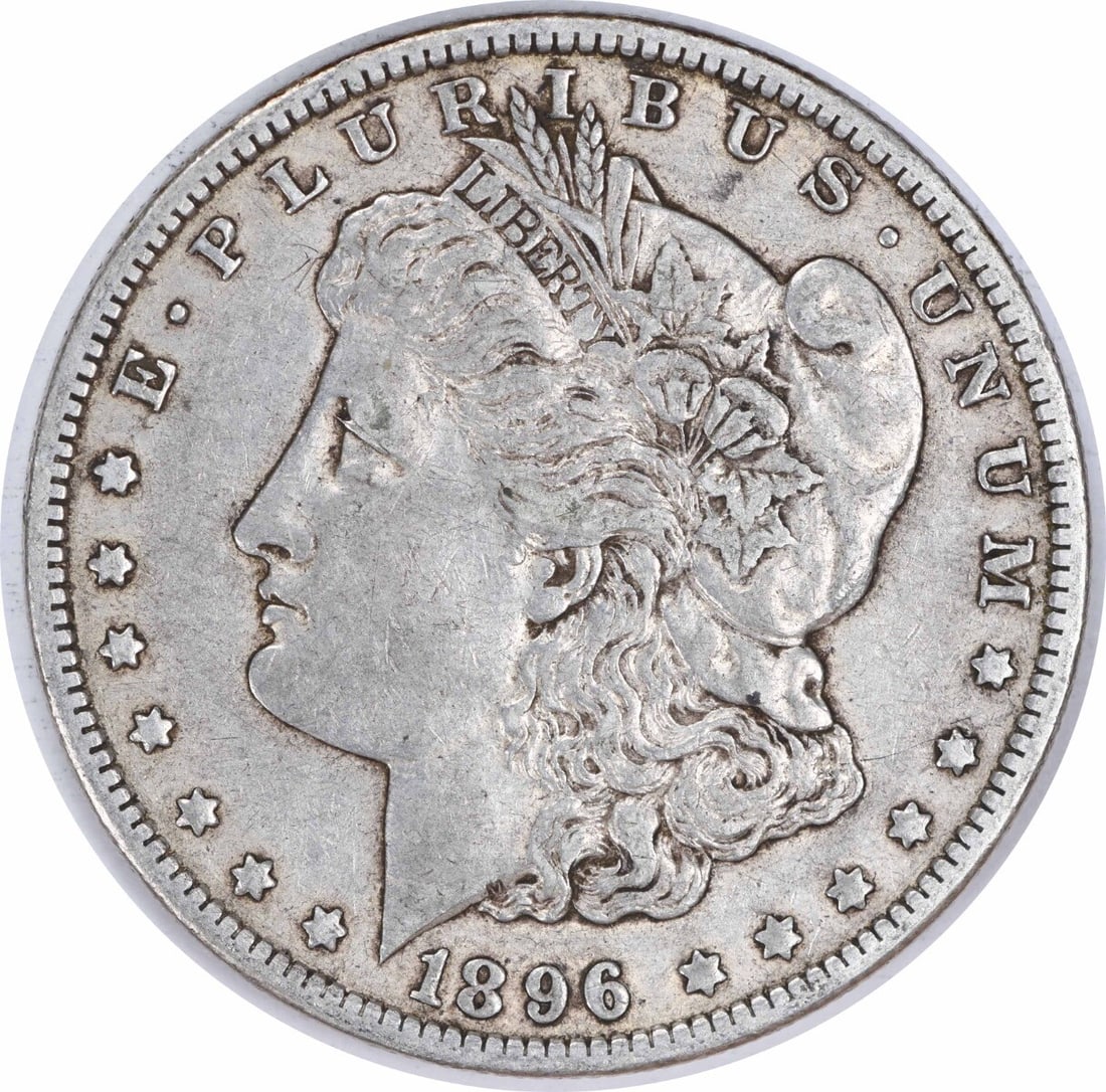 1896-O Morgan Silver Dollar $1 Coin by George T Morgan (1 of 2)