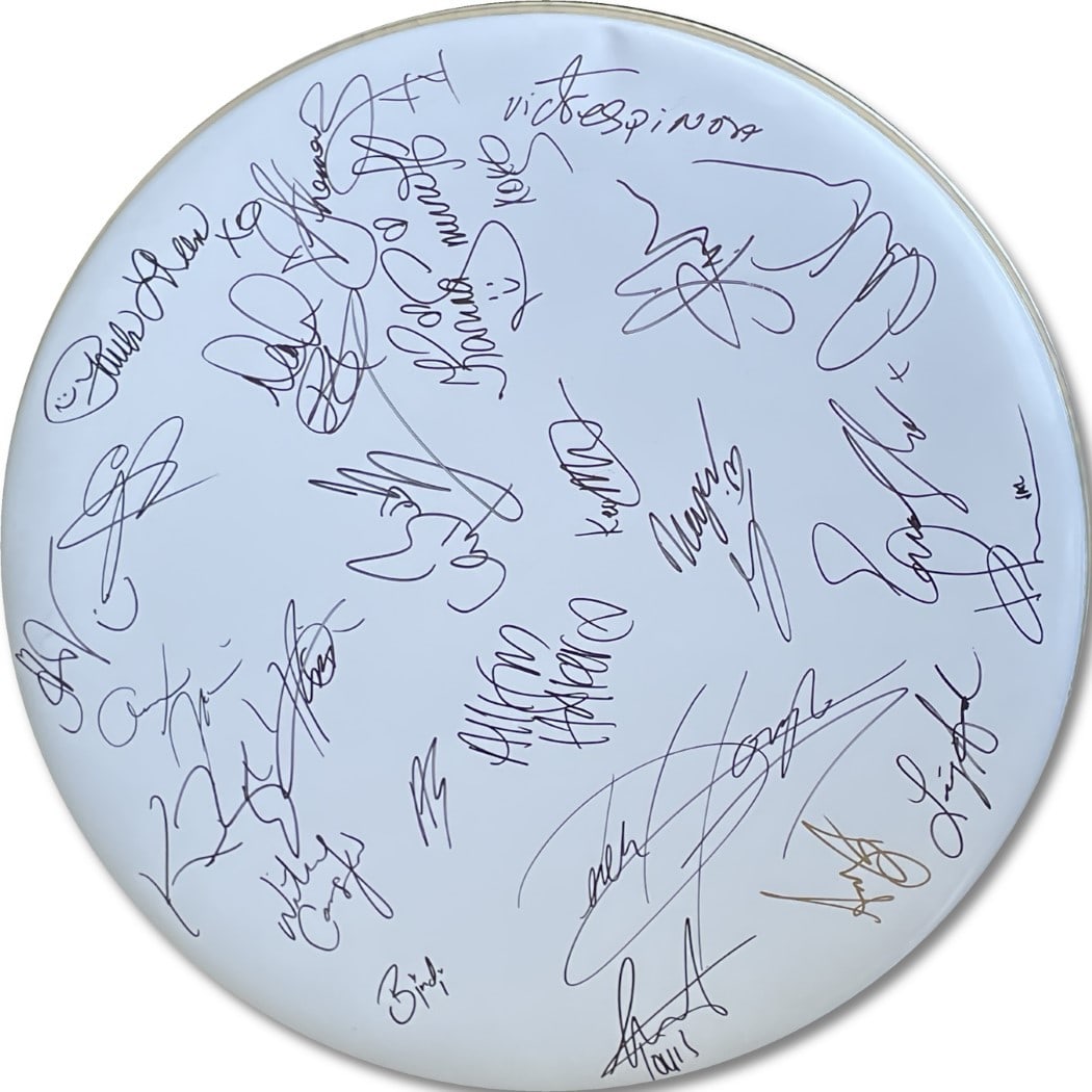 Dancing With The Stars Signed 22 Inch Drumhead JSA Authenticated 24 Signatures (1 of 4)