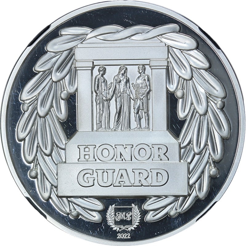 Tomb of Unknown Soldier 2022 Cook Islands Silver $5 NGC PF70 Ultra Cameo Coin: Tomb of Unknown Soldier 2022 Cook Islands Silver $5 NGC PF70 Ultra Cameo Coin This 2022 Cook Island 1 Ounce Silver $5 coin commemorates the Tomb of Unknown Soldier. Struck in ultra high relief, it is 