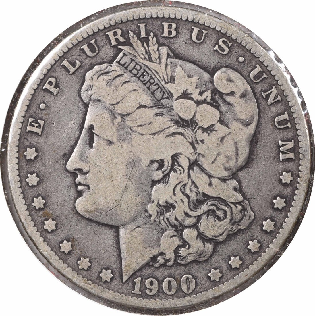 1900-O Morgan Silver Dollar Uncertified 90% Silver Coin: 1900-O Morgan Silver Dollar Uncertified 90% Silver Coin This 1900-O/CC Morgan Silver Dollar is a beautiful example of American coinage. Featuring the iconic design by George T. Morgan, this coin has a