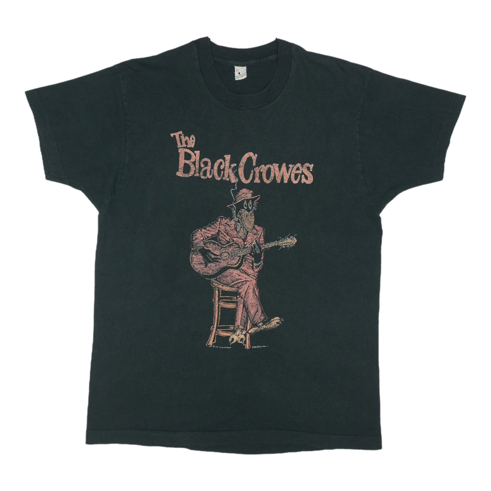 Vintage 1990 Black Crowes Concert T Shirt Blues Is Blood Tour XL (1 of 6)