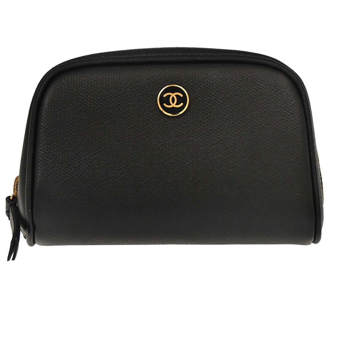 Chanel Mini Black Leather Multi-Pouch with Coco Button Detail (1 of 15)