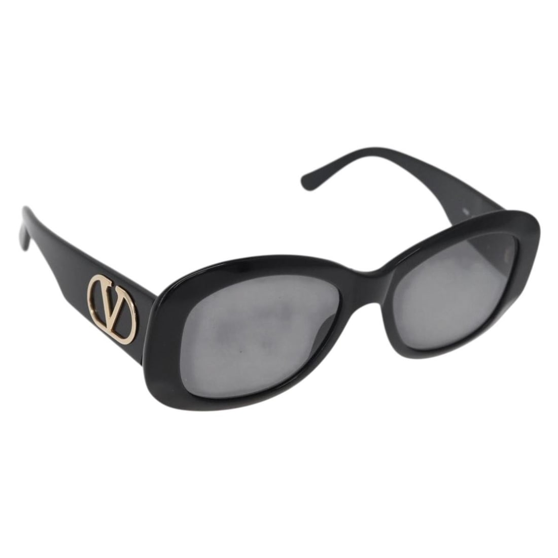 Valentino black plastic women sunglasses Italy BA12481A: Valentino black plastic women sunglasses Italy BA12481A These VALENTINO women's sunglasses feature a black plastic frame and are made in Italy. The sunglasses are in condition rank B, showing reasonab