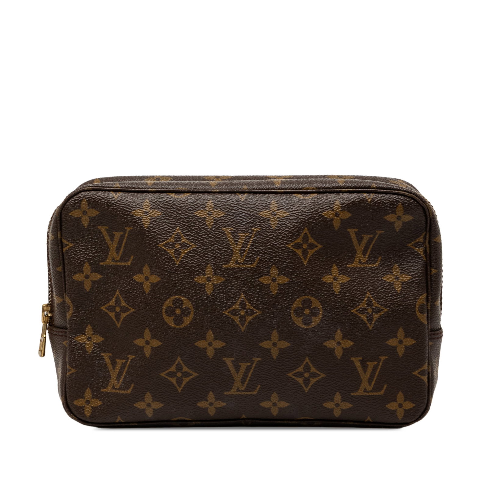 Louis Vuitton Monogram Canvas Trousse Toilette 23 Cosmetic Pouch: Louis Vuitton Monogram Canvas Trousse Toilette 23 Cosmetic Pouch This Louis Vuitton Monogram Trousse Toilette 23 features the iconic monogram canvas body, a secure top zip closure, and an interior poc