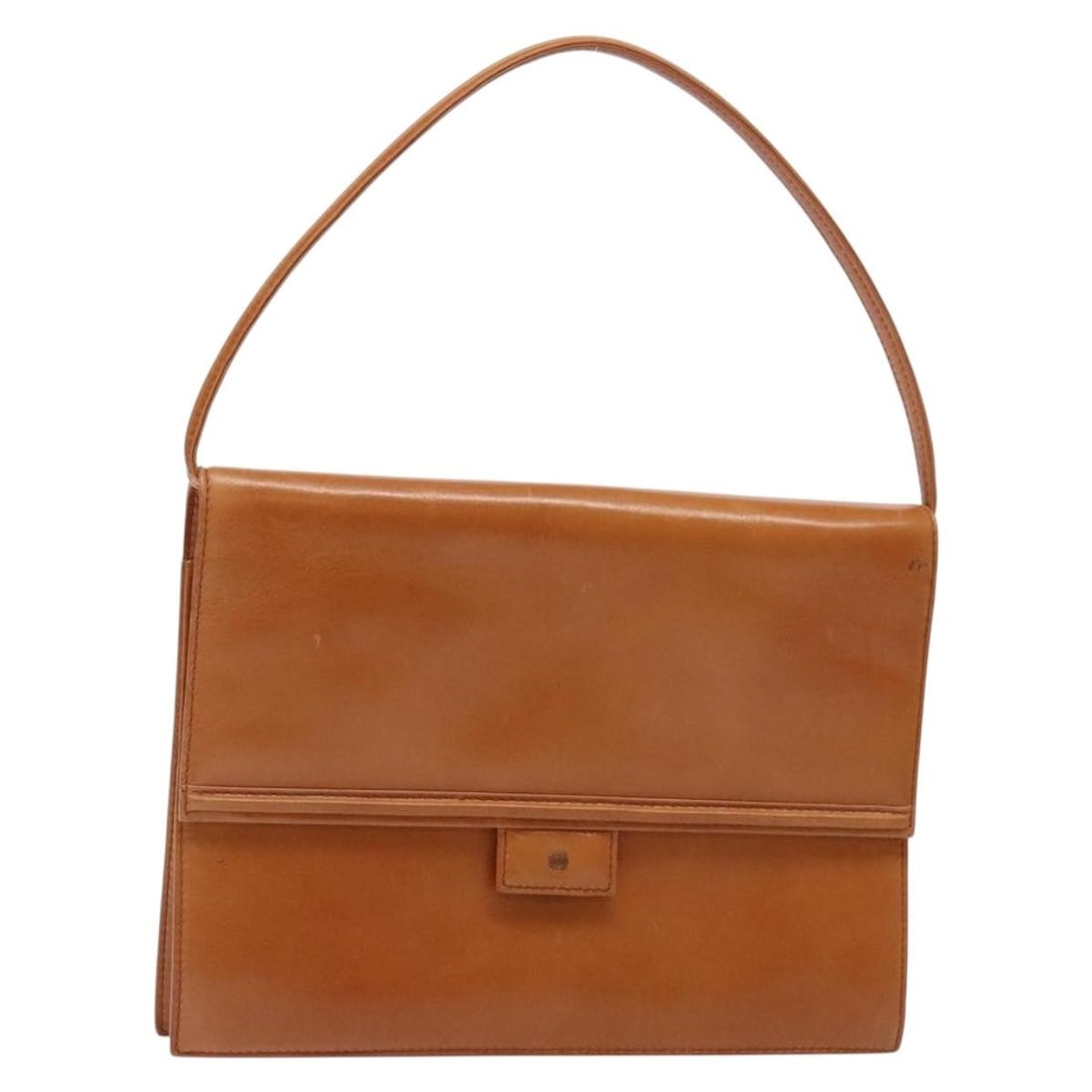 Loewe Brown Leather Anagram Womens Handbag 26cm by 19cm by 3.5cm: Loewe Brown Leather Anagram Womens Handbag 26cm by 19cm by 3.5cm This Loewe Anagram handbag is crafted from brown leather and designed for women. It features a compact silhouette with dimensions of 26