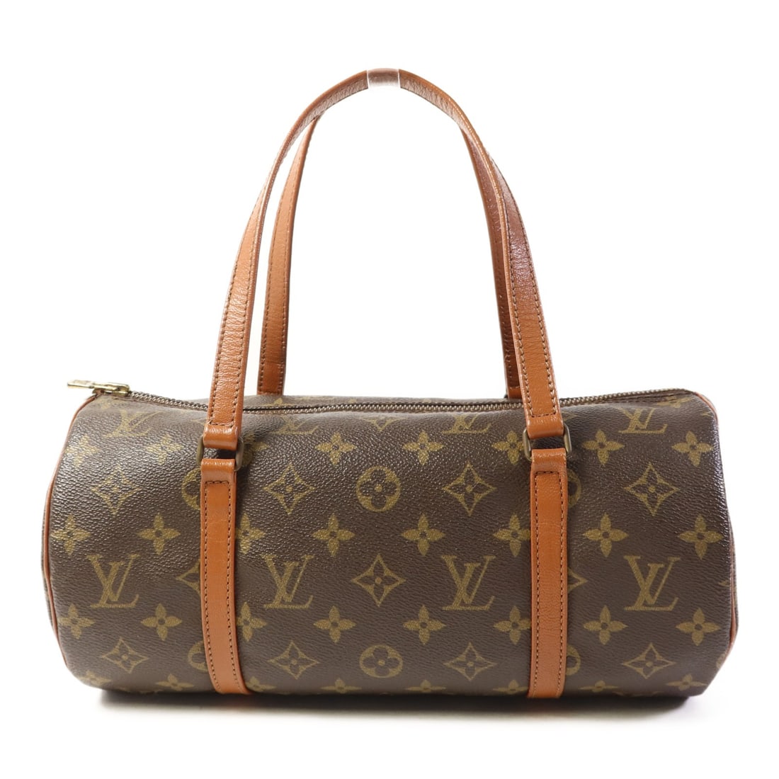 LOUIS VUITTON Papillon 30 Monogram Shoulder Bag GHW Brown: LOUIS VUITTON Papillon 30 Monogram Shoulder Bag GHW Brown Elevate your style with this classic LOUIS VUITTON Papillon 30 Shoulder Bag. Crafted from durable PVC coated canvas, this handbag features a r