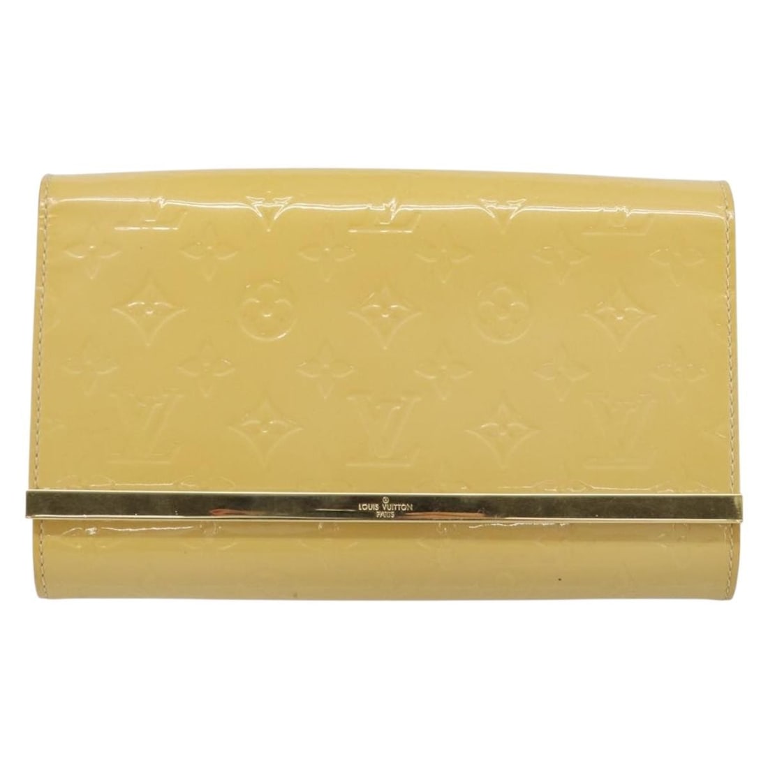 Louis Vuitton Ana Yellow Patent Leather Shoulder Bag: Louis Vuitton Ana Yellow Patent Leather Shoulder Bag This Louis Vuitton Ana Bag features the signature Monogram Vernis finish in yellow patent leather. Designed for women, the bag includes a shoulder 