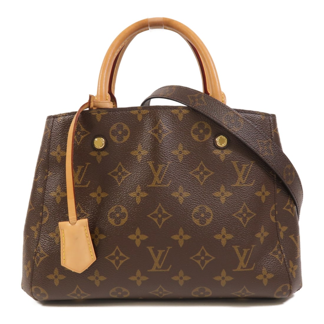 Louis Vuitton Montaigne BB Monogram Brown 2 Way Shoulder Bag (1 of 18)