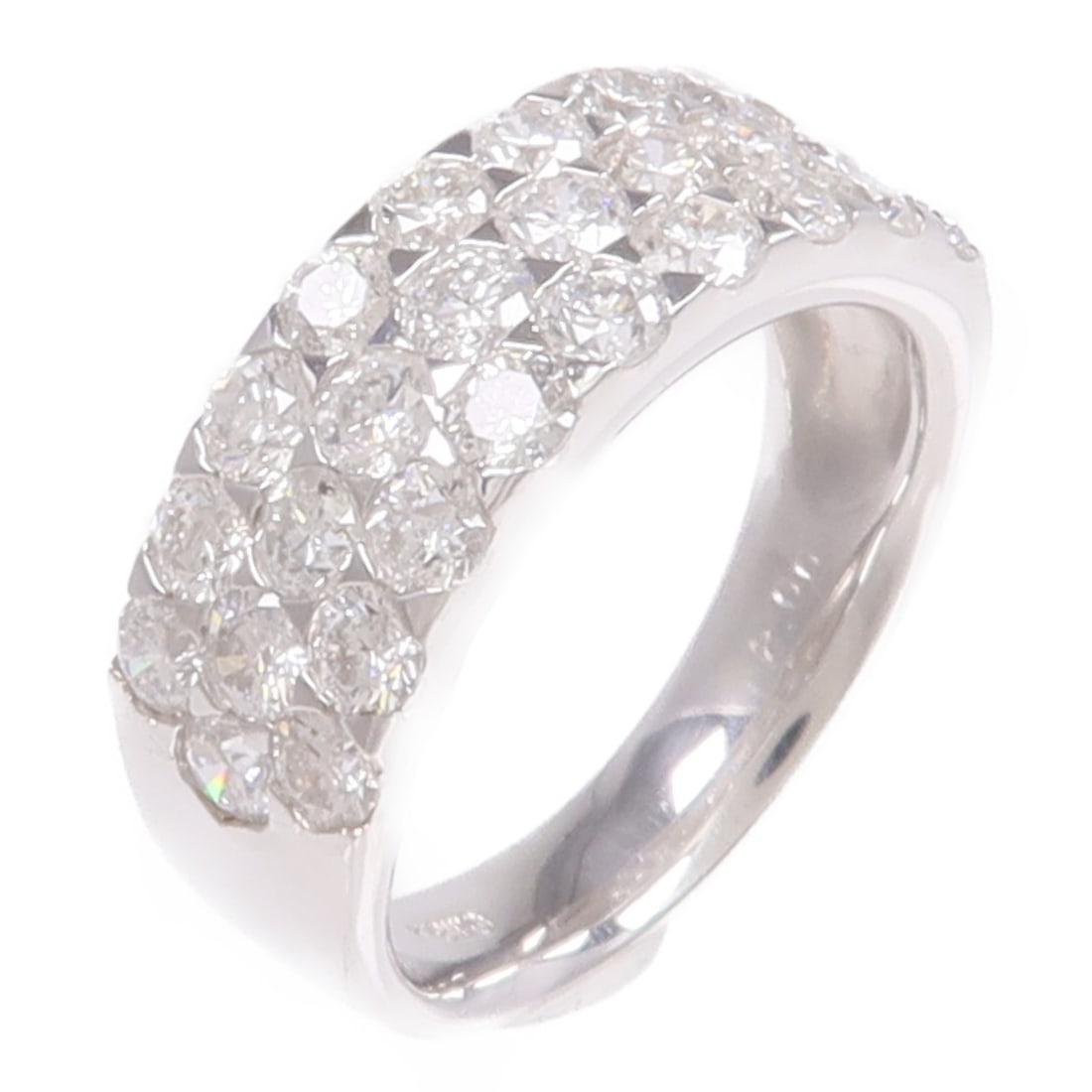 18K White Gold Diamond Ring Size 5.75 JEWELRY (1 of 9)