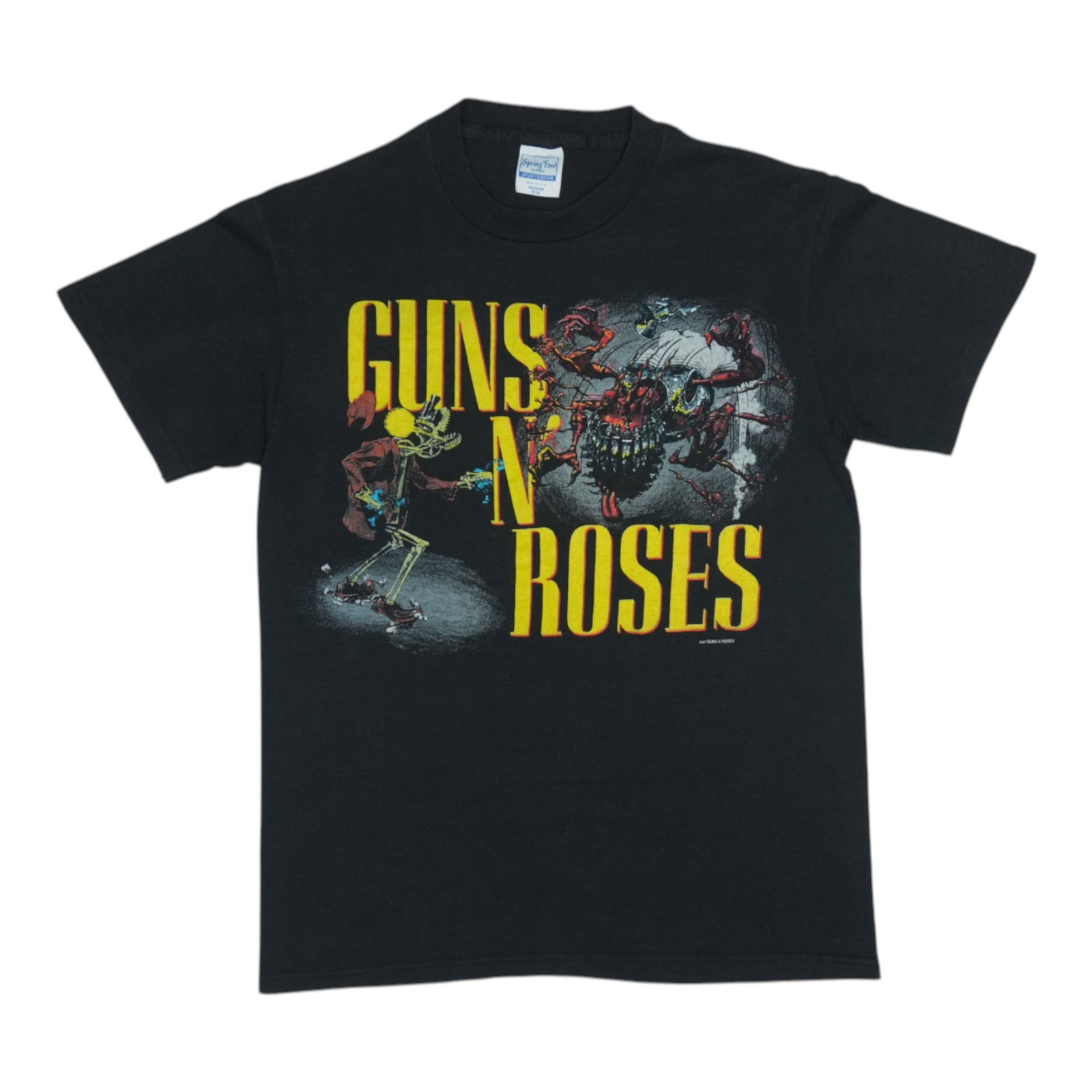 Vintage 1987 Guns N Roses Tour Shirt Appetite For Destruction Graphic (1 of 5)
