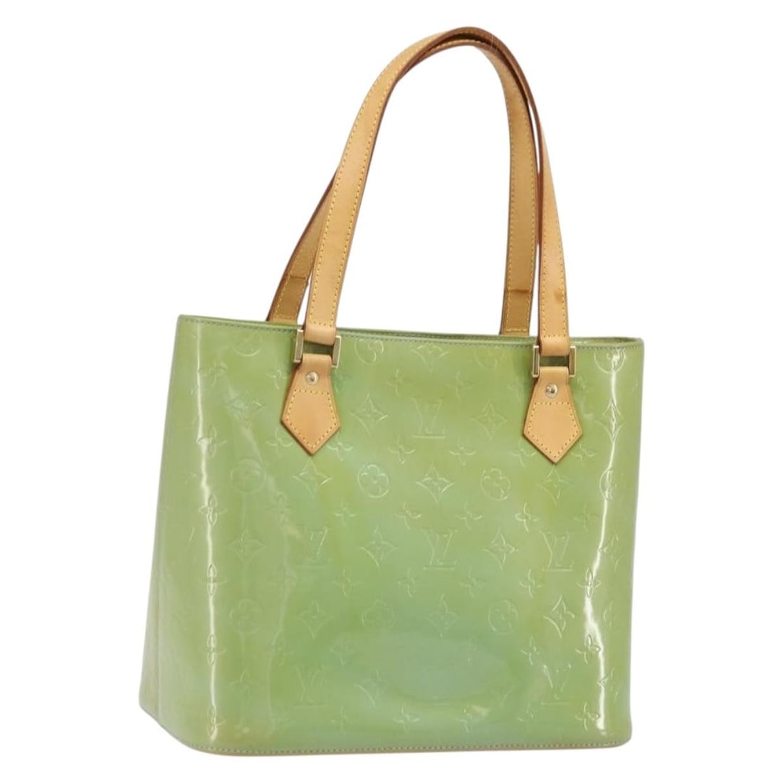 Louis Vuitton Houston Baby Blue Patent Vernis Handbag M91005 France: Louis Vuitton Houston Baby Blue Patent Vernis Handbag M91005 France This Louis Vuitton Houston handbag features the Monogram Vernis design in baby blue patent leather. Designed for women, it offers a 