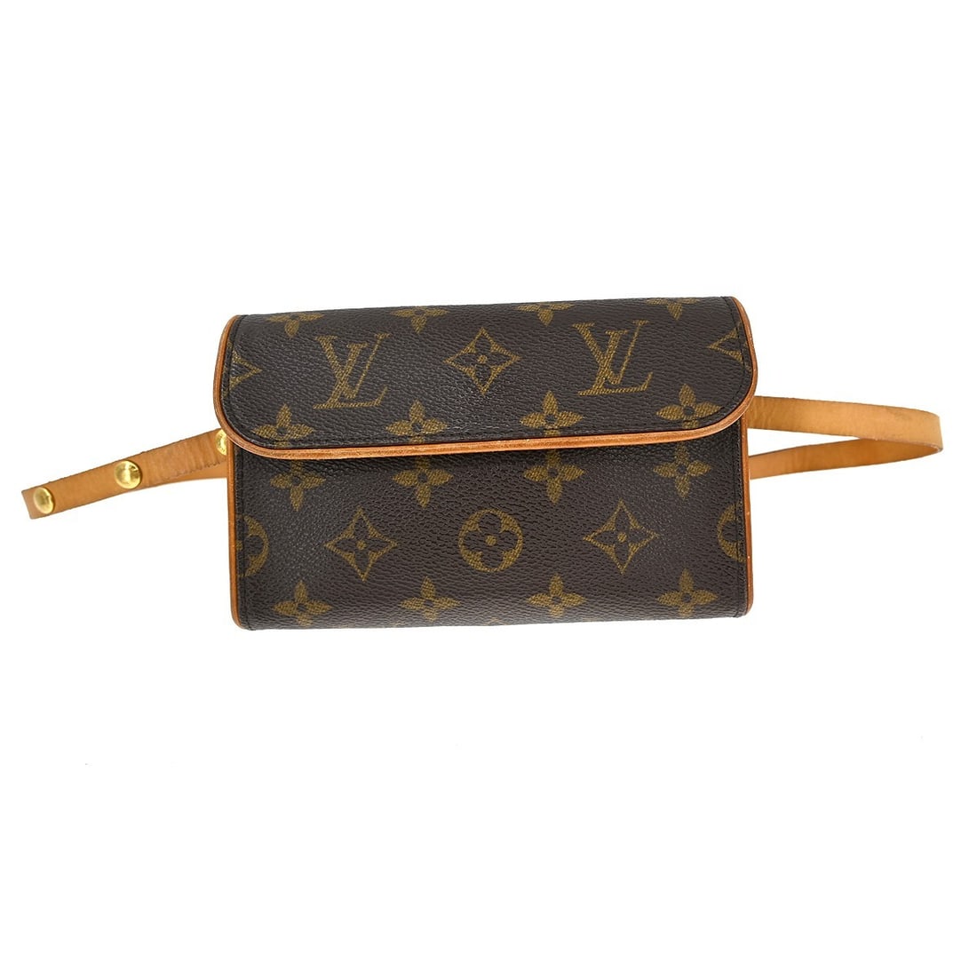 Louis Vuitton Pochette Florentine Monogram Canvas Small Bum Bag M51855: Louis Vuitton Pochette Florentine Monogram Canvas Small Bum Bag M51855 The Louis Vuitton Pochette Florentine Bum Bag in Monogram Canvas features a compact, small-sized silhouette with a brown exterior