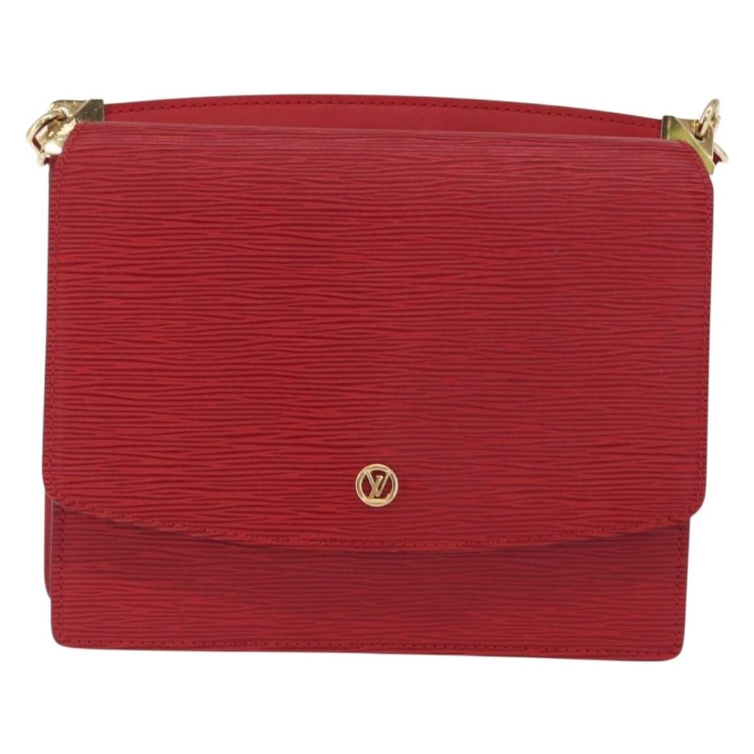 Louis Vuitton Red Grenelle Epi Leather Shoulder Bag France (1 of 18)