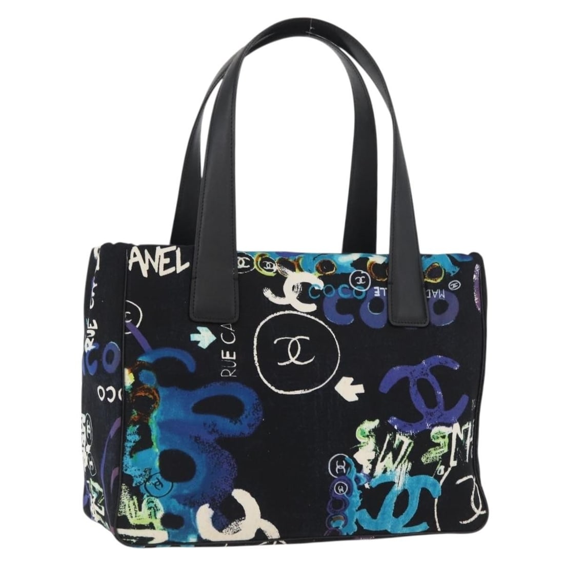 Chanel Hawaii Limited Edition Black Nylon New Travel Line Tote Bag with Silver CC: Chanel Hawaii Limited Edition Black Nylon New Travel Line Tote Bag with Silver CC This CHANEL Travel Line Tote Bag is a limited edition Hawaii release crafted from black nylon with silver-tone accents
