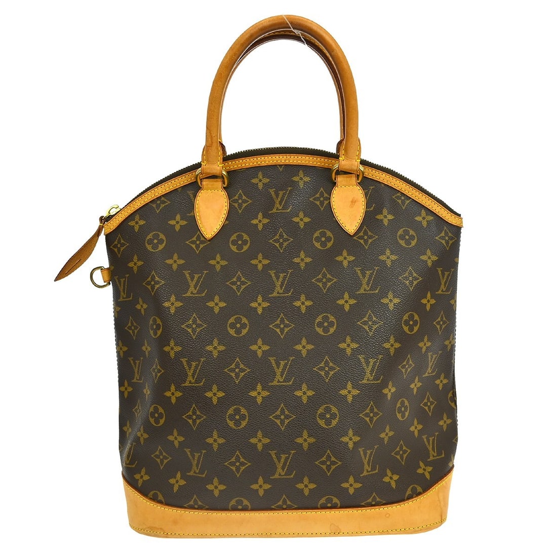 Louis Vuitton Lockit Vertical Large Monogram Canvas Brown Tote Bag M40103: Louis Vuitton Lockit Vertical Large Monogram Canvas Brown Tote Bag M40103 This Louis Vuitton Lockit Vertical tote is crafted from monogram canvas with leather accents and features a large, vertical si