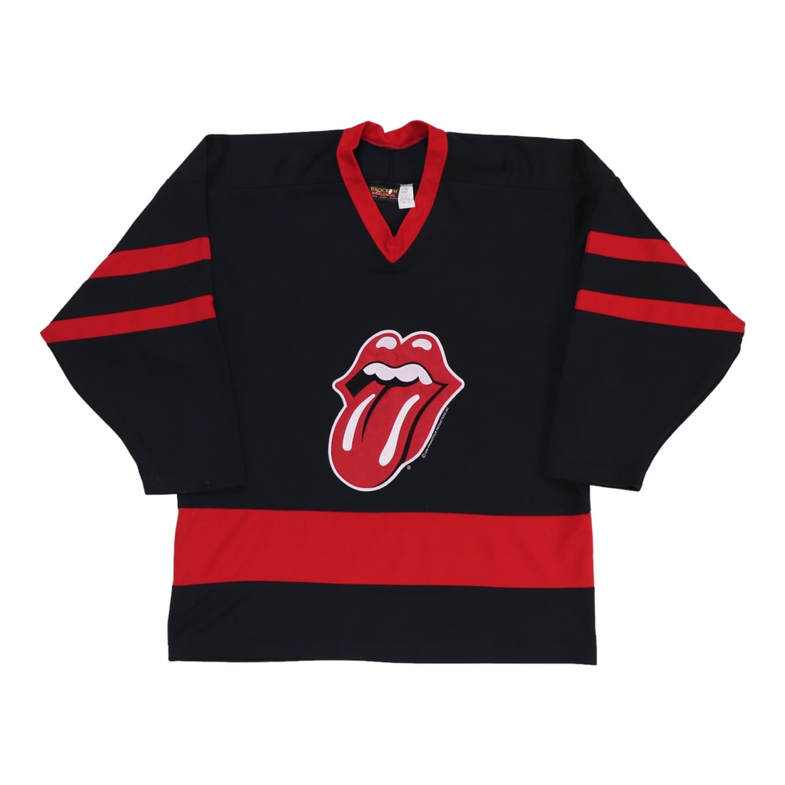 Vintage 1994 Rolling Stones Black Hockey Jersey Extra Large (1 of 6)