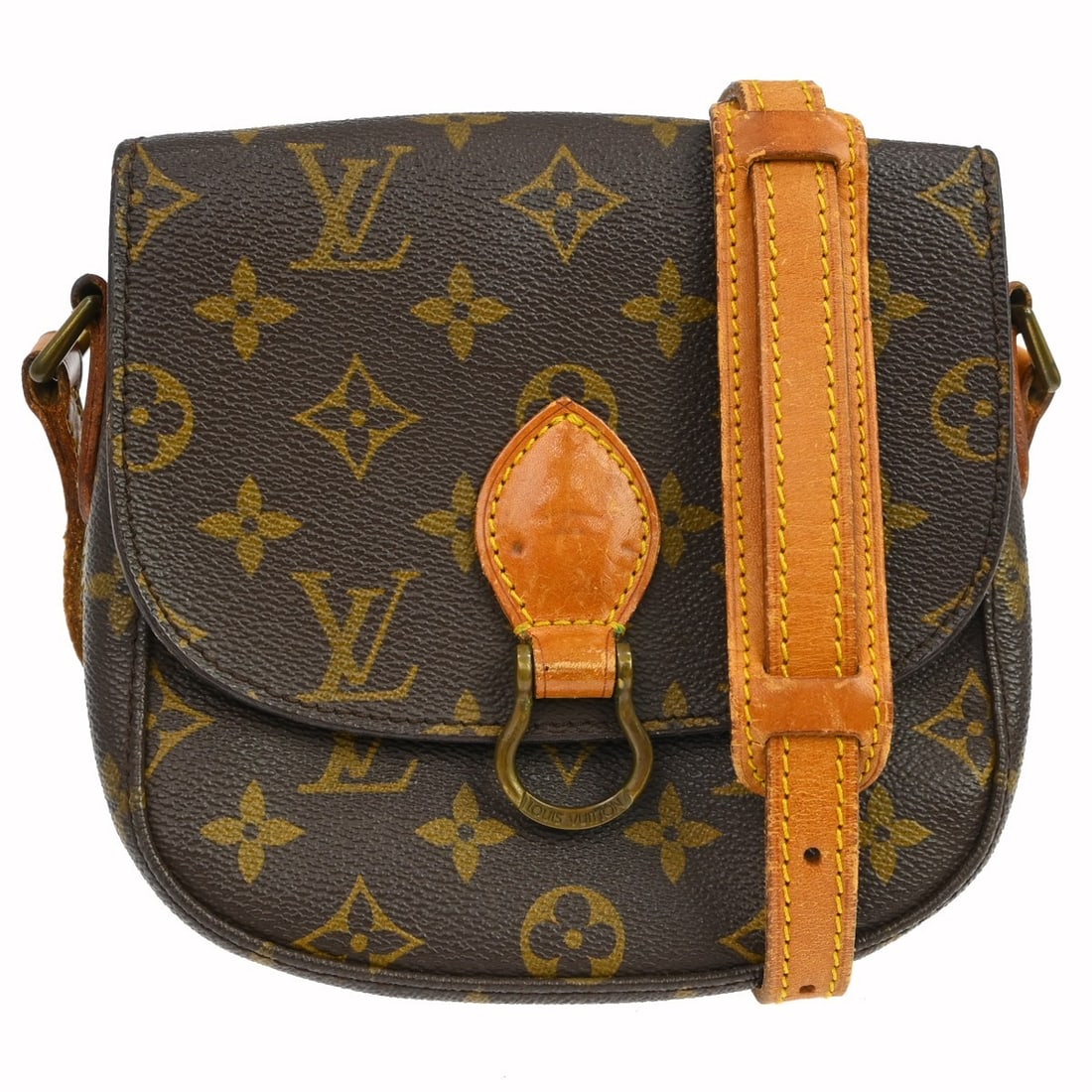 Louis Vuitton Saint Cloud PM Monogram Canvas Crossbody Shoulder Bag: Louis Vuitton Saint Cloud PM Monogram Canvas Crossbody Shoulder Bag This Louis Vuitton Saint Cloud PM shoulder bag features the iconic monogram canvas with leather trim. Designed for unisex adults, it