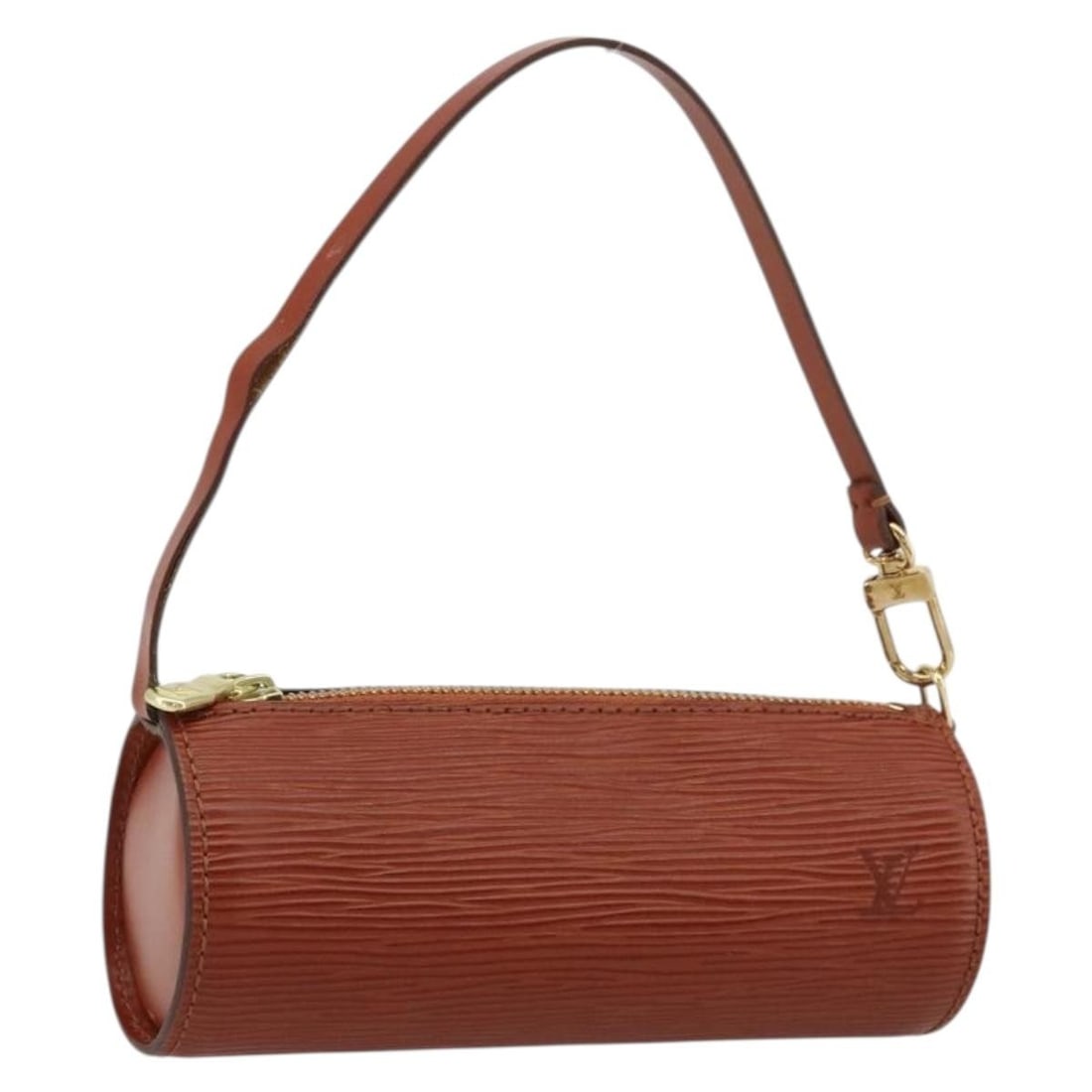 Louis Vuitton Epi Leather Brown Accessory Pouch: Louis Vuitton Epi Leather Brown Accessory Pouch This Louis Vuitton Epi Soufflot accessory pouch is crafted from durable Epi leather in brown. Designed for women, it features a compact silhouette with 
