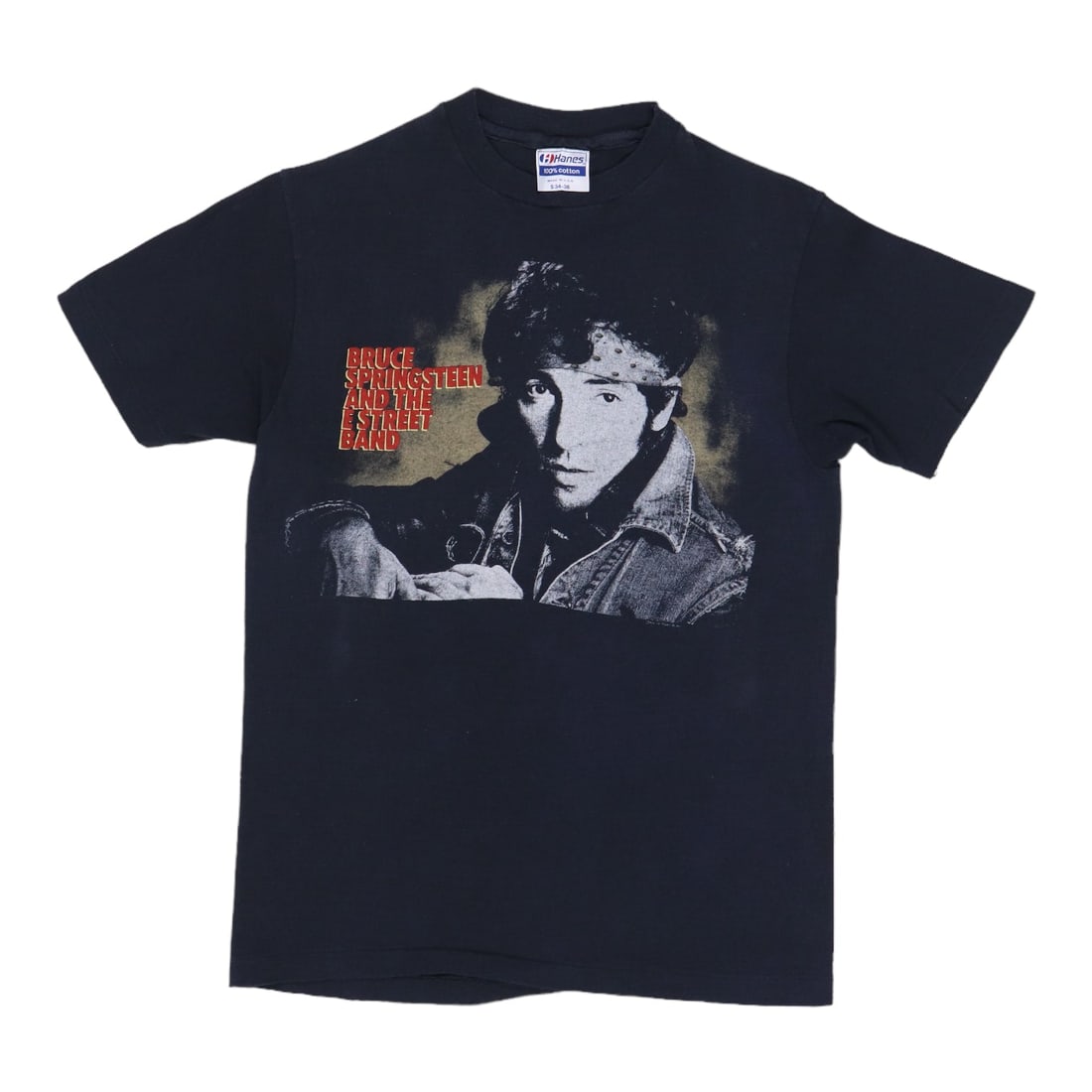 Vintage 1985 Bruce Springsteen Concert Tour Black T-Shirt Small (1 of 7)