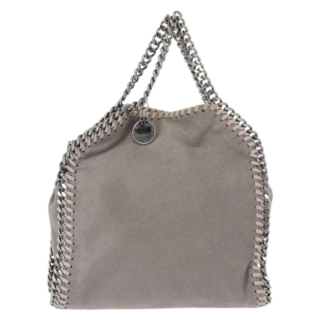 Stella McCartney Falabella Fold Over Gray Polyester Crossbody Bag: Stella McCartney Falabella Fold Over Gray Polyester Crossbody Bag This Stella McCartney Falabella Fold Over crossbody bag for women features a gray polyester construction with a compact design ideal f