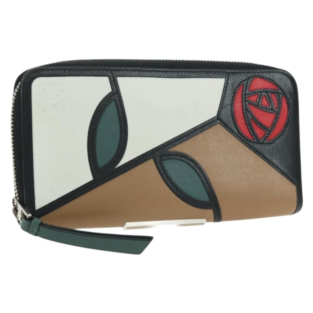 LOEWE Puzzle Collaboration Brown Leather Long Wallet with Box and Dust Bag: LOEWE Puzzle Collaboration Brown Leather Long Wallet with Box and Dust Bag This LOEWE Puzzle Macintosh Collaboration long wallet is crafted from brown leather and features a sleek, modern design. Desi