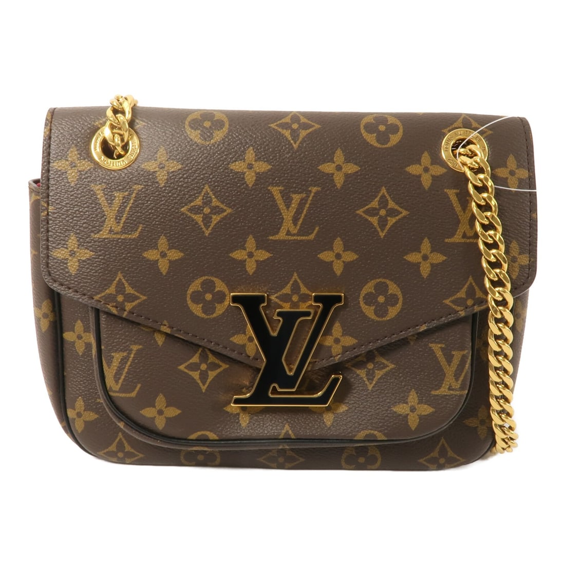 Louis Vuitton Passy Monogram Brown Shoulder Bag GHW M45592: Louis Vuitton Passy Monogram Brown Shoulder Bag GHW M45592 This Louis Vuitton Passy shoulder bag features the signature monogram pattern in brown PVC coated canvas. Designed for women, it offers a cla