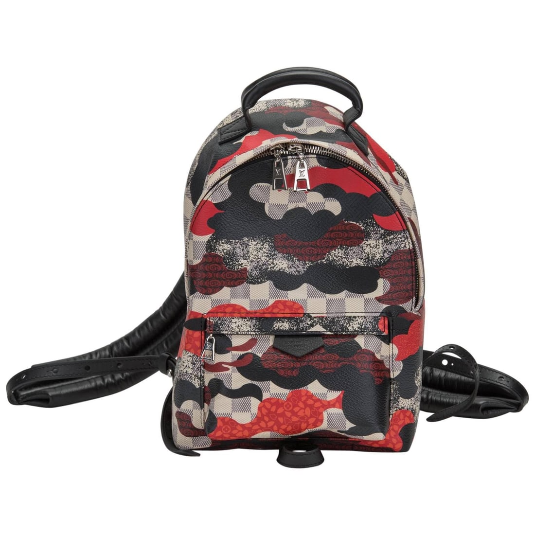 Louis Vuitton Limited Edition Patchwork Palm Spring Backpack: Louis Vuitton Limited Edition Patchwork Palm Spring Backpack Introducing the Louis Vuitton Patchwork Palm Spring Backpack, a limited edition piece from the Cruise 2018 collection. This stylish and fun