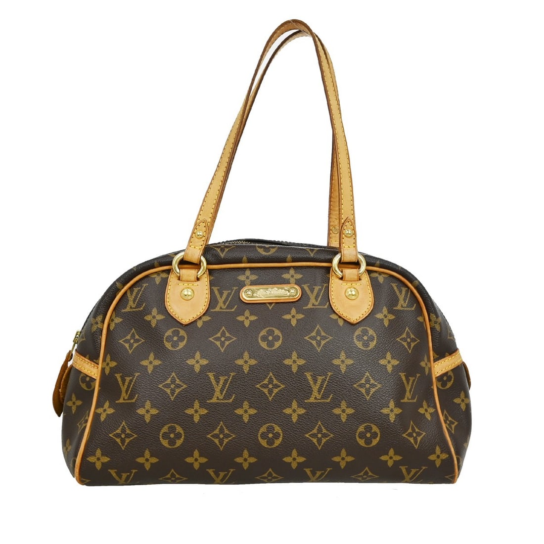 Louis Vuitton Montorgueil PM Monogram Canvas Shoulder Bag Brown M95565: Louis Vuitton Montorgueil PM Monogram Canvas Shoulder Bag Brown M95565 This Louis Vuitton Montorgueil PM handbag features the iconic monogram canvas leather exterior in brown. It is designed for women