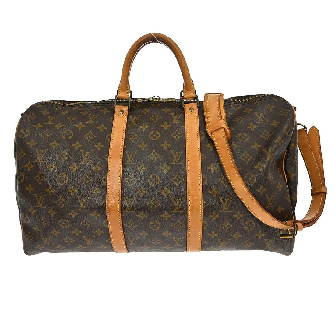 Louis Vuitton Keepall Bandouliere 50 Monogram Canvas Large Travel Bag (1 of 16)