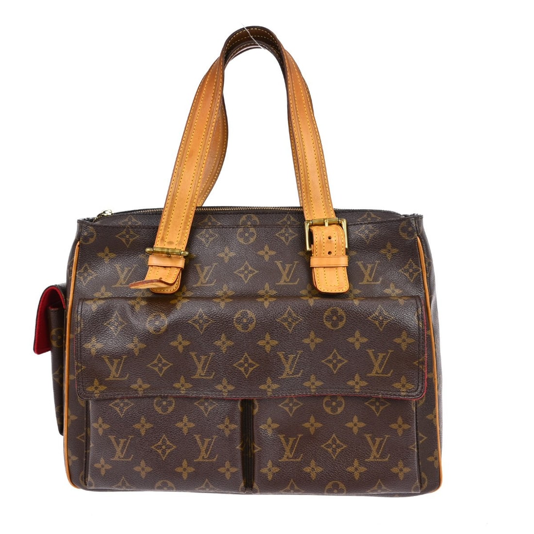 Louis Vuitton Multipli Cite Monogram Canvas Large Brown Shoulder Bag: Louis Vuitton Multipli Cite Monogram Canvas Large Brown Shoulder Bag This Louis Vuitton Multipli Cite handbag features the iconic monogram canvas with leather accents and a spacious large size. It is 