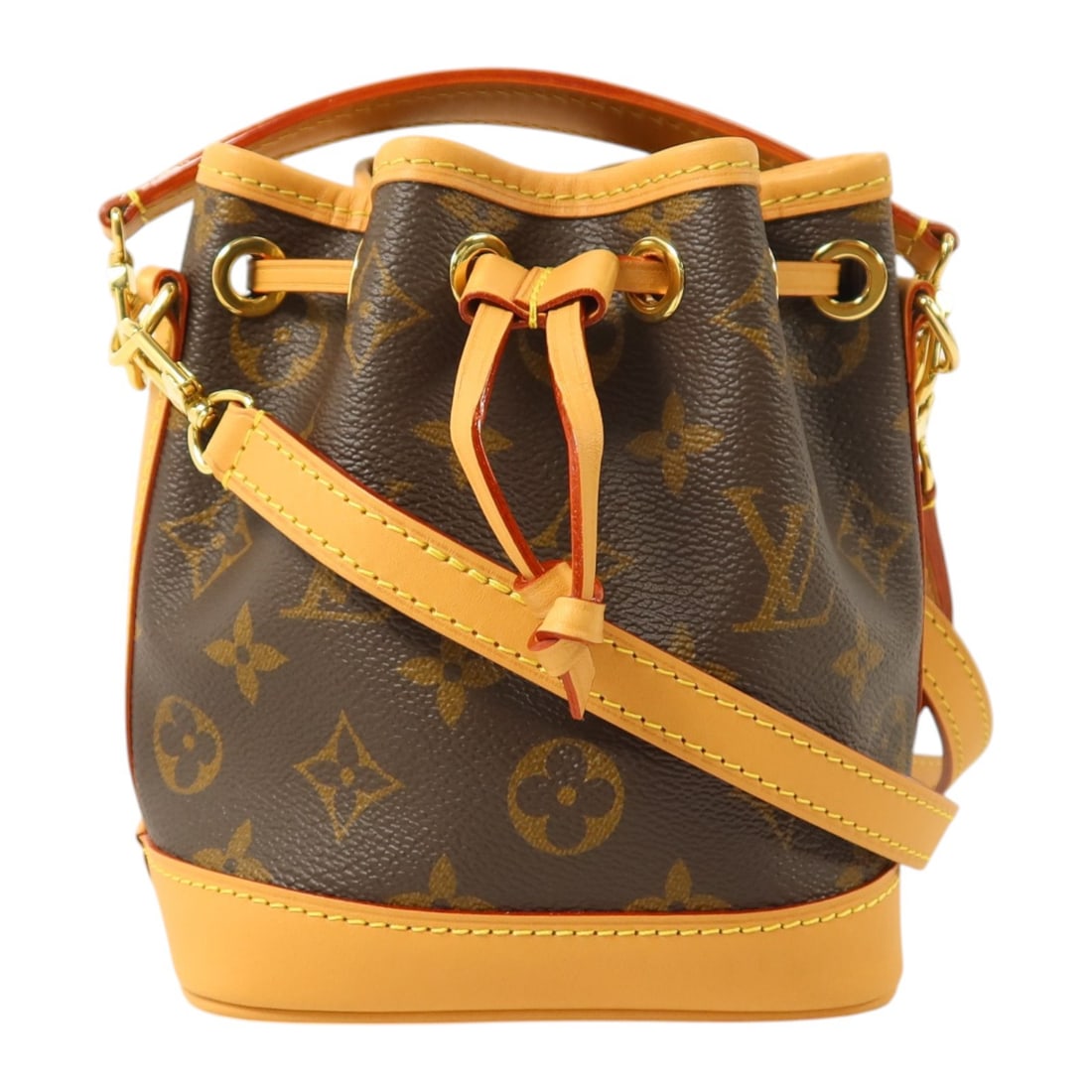 Louis Vuitton Nano Noe Monogram Brown GHW 2way Shoulder Bag M81266 (1 of 13)
