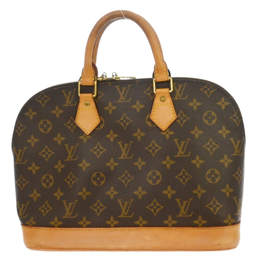 Louis Vuitton Alma Monogram Canvas Handbag M51130: Louis Vuitton Alma Monogram Canvas Handbag M51130 This Louis Vuitton Alma handbag features the iconic monogram canvas exterior and a medium-sized silhouette, making it ideal for casual occasions. The 