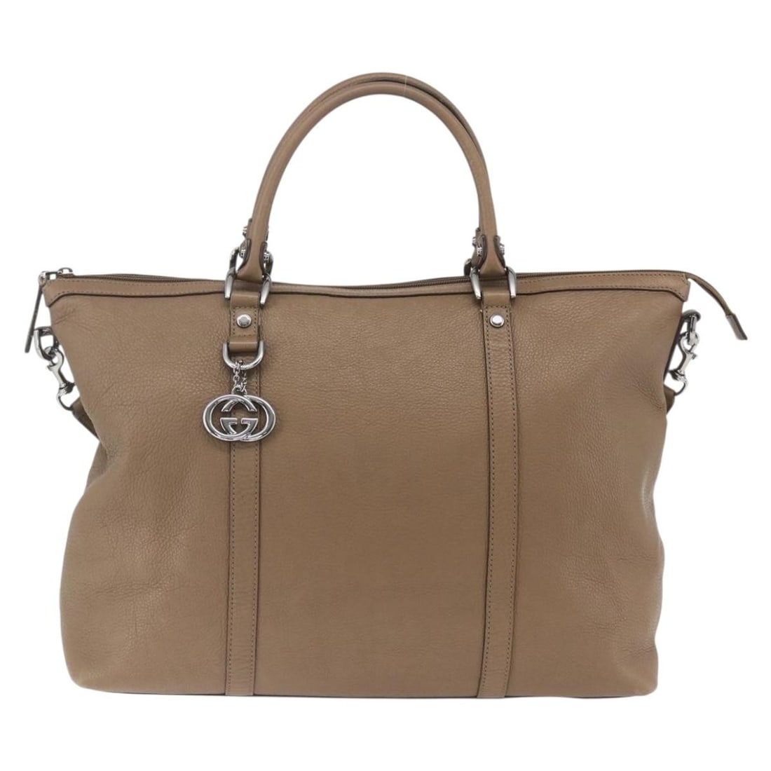 Brown Leather Gucci Vintage Tote Bag for Women: Brown Leather Gucci Vintage Tote Bag for Women This Gucci vintage tote is crafted from brown leather, featuring a spacious design suitable for everyday use. Designed for women, it showcases classic It