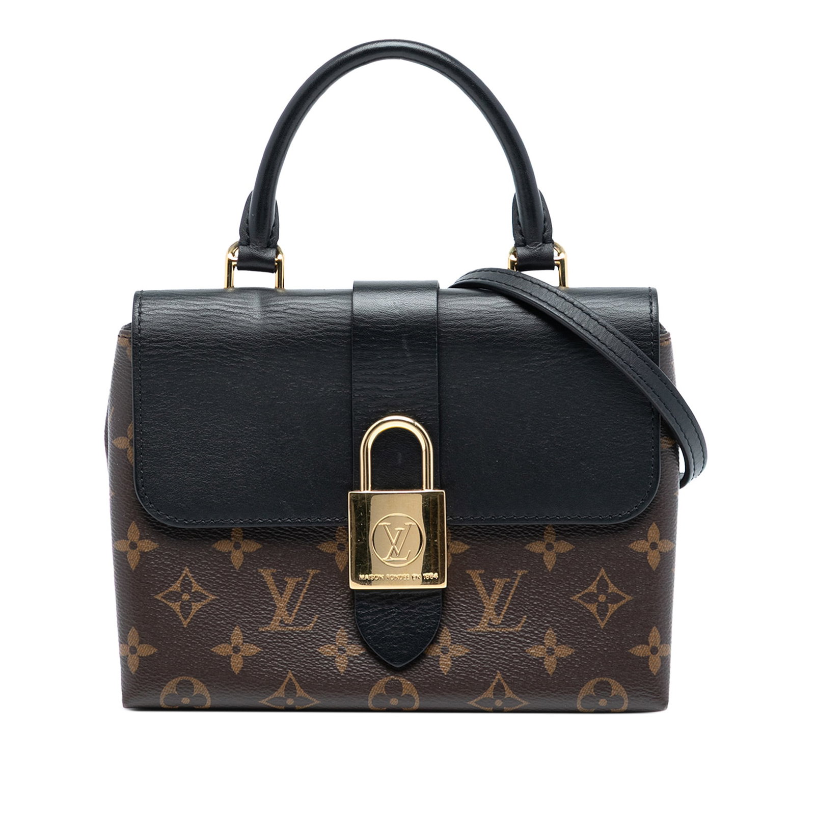 Monogram Locky BB Brown Canvas Bag with Gold Hardware by Louis Vuitton (1 of 7)