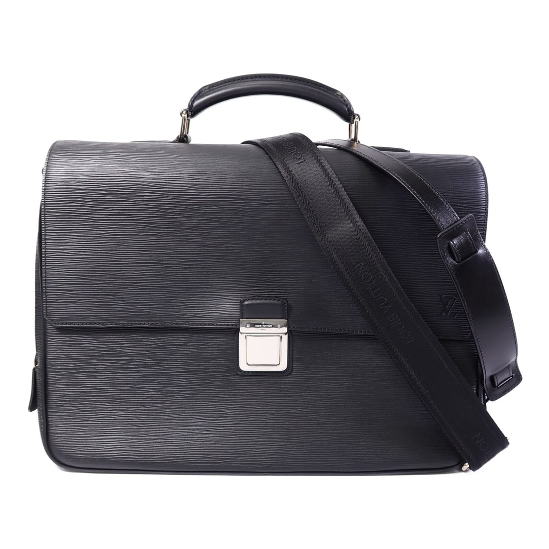 Louis Vuitton Vassili GM Black Epi Leather Men's Handbag (1 of 18)