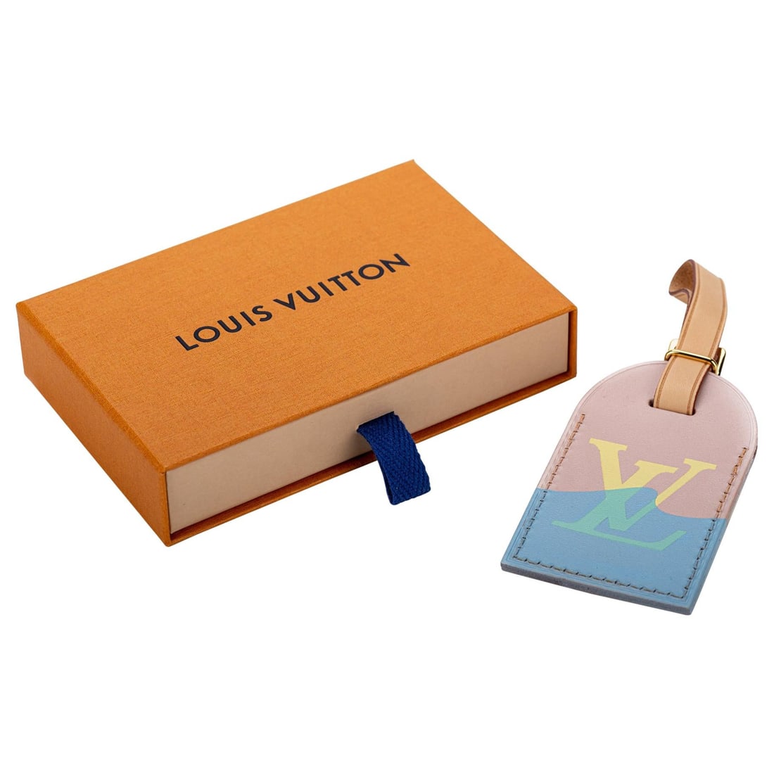 Louis Vuitton Limited Edition Saint Tropez Luggage Name Tag New in Box: Louis Vuitton Limited Edition Saint Tropez Luggage Name Tag New in Box This is a limited edition Louis Vuitton luggage name tag from the Saint Tropez collection. Crafted with precision, this exquisite