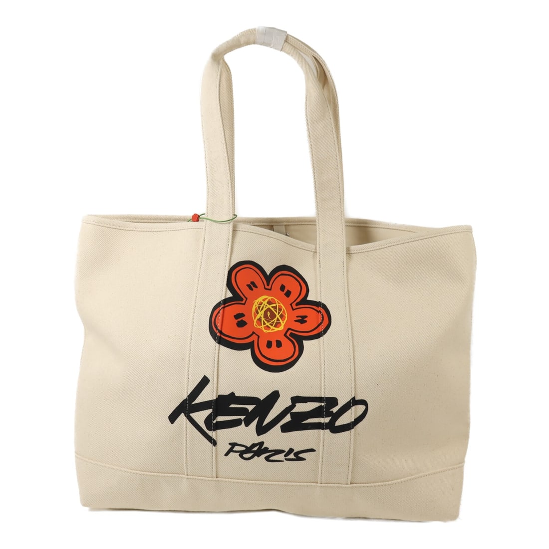 Kenzo Canvas Beige Large Tote with Silver Hardware (1 of 15)