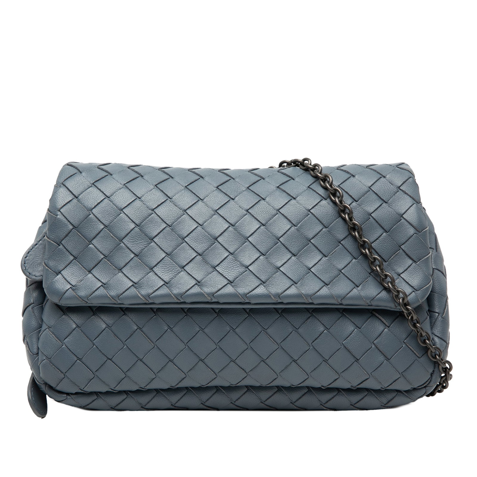 Bottega Veneta Mini Intrecciato Leather Chain Strap Crossbody Bag (1 of 7)