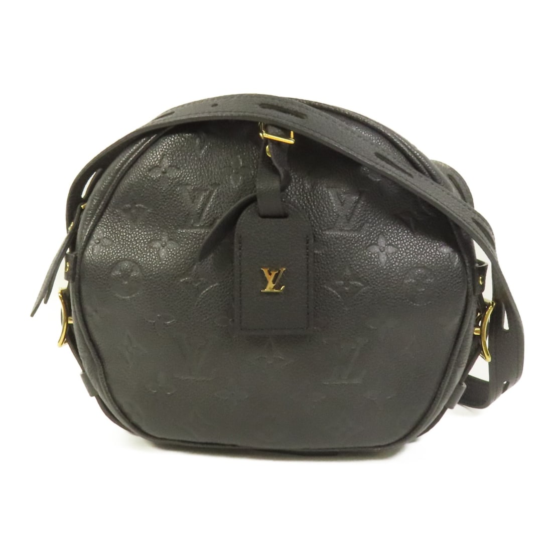 Empreinte Boite Chapeau Souple MM Black Calfskin Shoulder Bag with Gold Hardware (1 of 16)