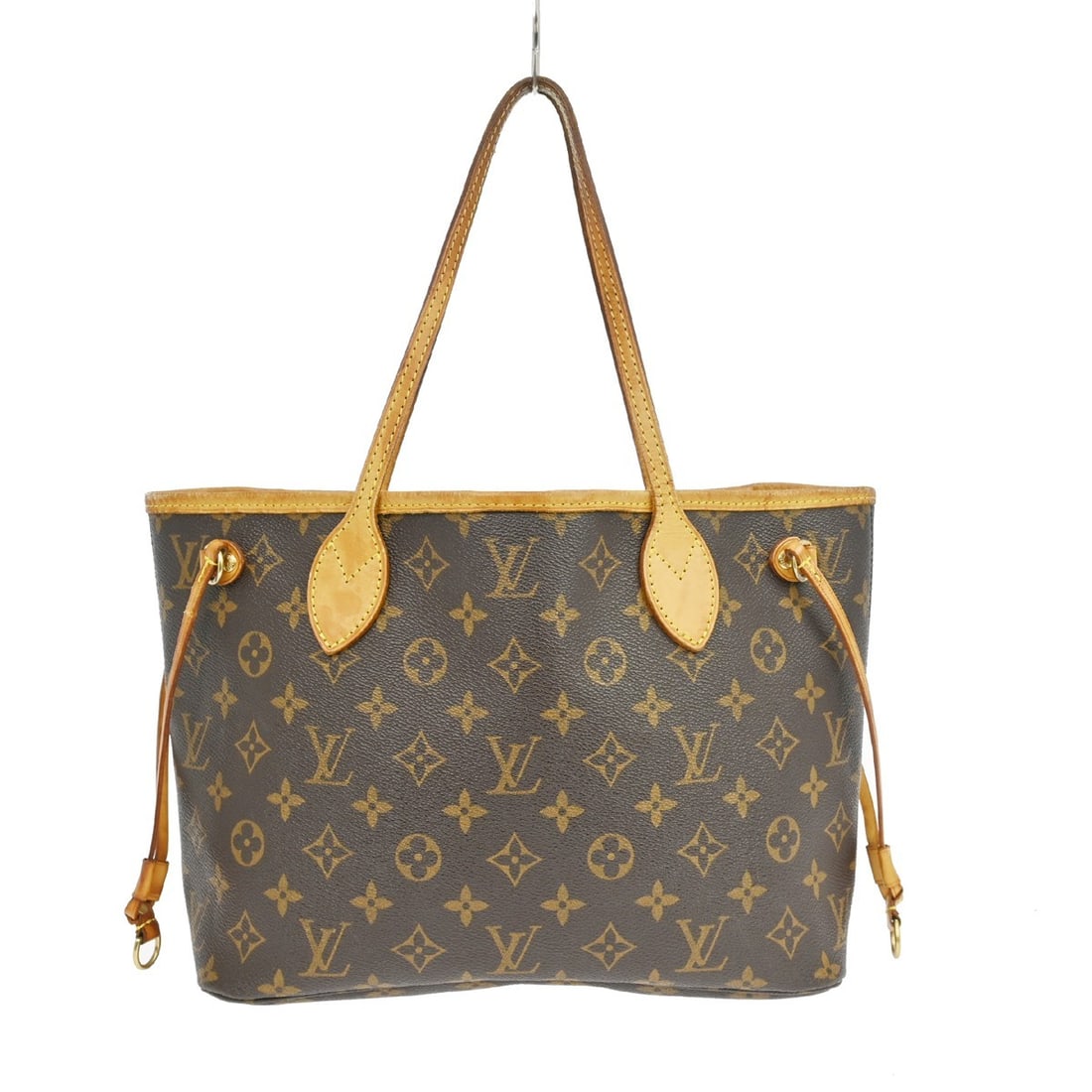 Louis Vuitton Neverfull PM Brown Monogram Canvas Medium Tote Bag: Louis Vuitton Neverfull PM Brown Monogram Canvas Medium Tote Bag This Louis Vuitton Neverfull PM tote handbag features the brand's signature monogram canvas and leather exterior in brown, accented wit