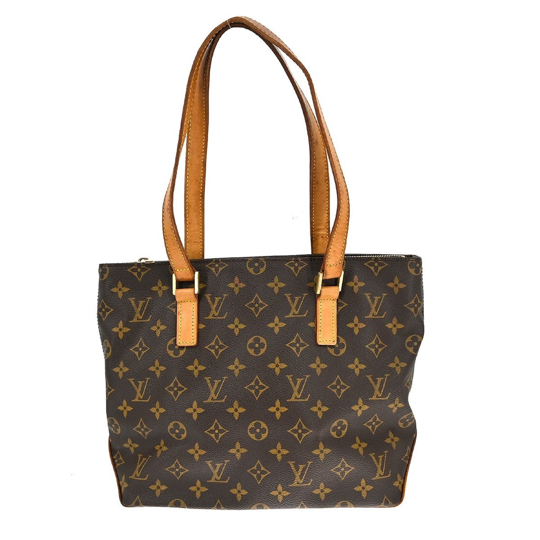 Louis Vuitton Cabas Piano Monogram Canvas Medium Tote Bag M51148: Louis Vuitton Cabas Piano Monogram Canvas Medium Tote Bag M51148 This Louis Vuitton Cabas Piano tote bag features the iconic monogram canvas leather exterior with double beige handles and a zip closur