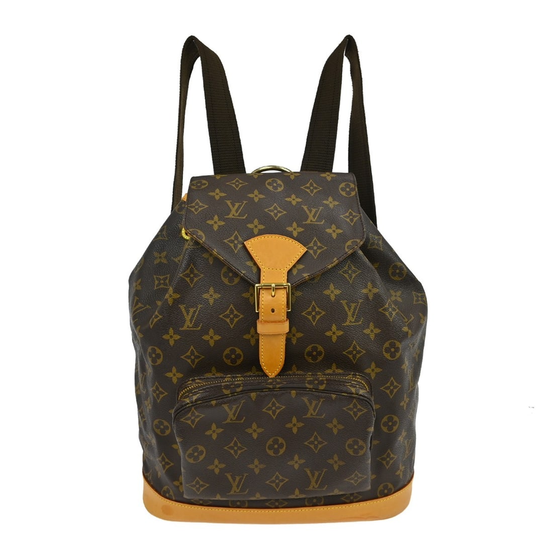 Louis Vuitton Montsouris GM Monogram Canvas Large Brown Unisex Backpack: Louis Vuitton Montsouris GM Monogram Canvas Large Brown Unisex Backpack This Louis Vuitton Montsouris GM backpack features the iconic Monogram canvas with leather trim. Designed in a large size, it in