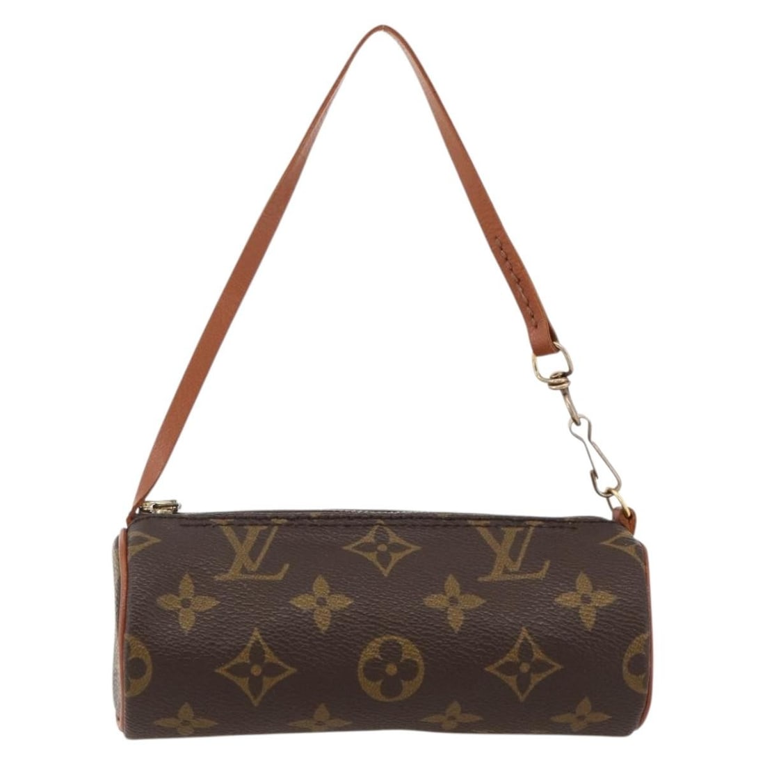 Papillon Pochette Canvas Handbag by Louis Vuitton: Papillon Pochette Canvas Handbag by Louis Vuitton The Louis Vuitton Papillon Pochette Monogram Canvas is a compact accessory designed for women, featuring multicolored canvas material. It offers a sty