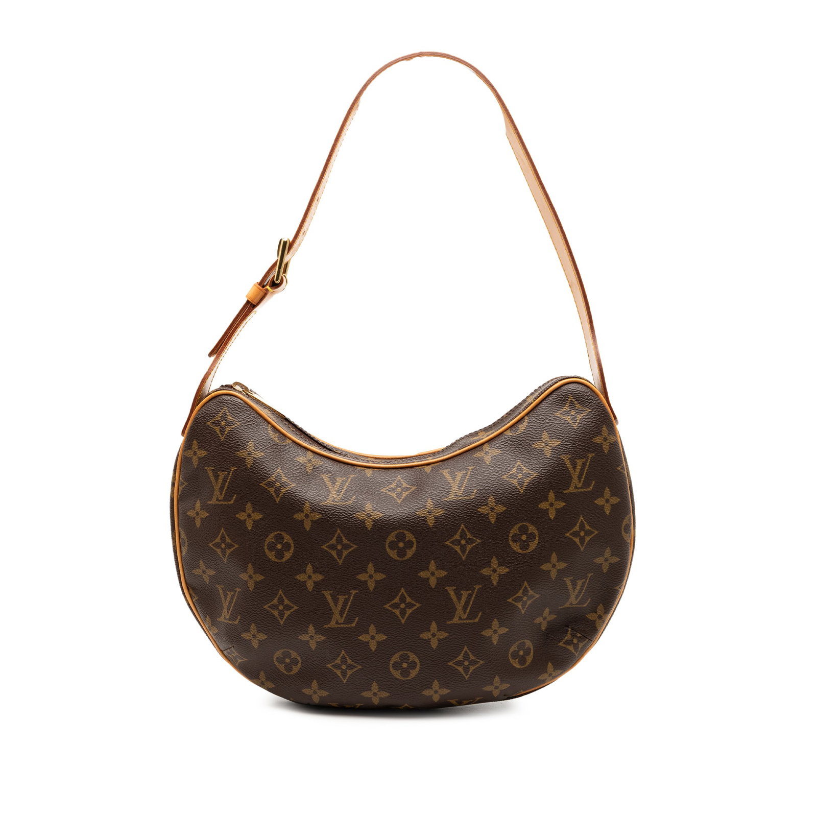 Louis Vuitton Croissant MM Shoulder Bag with Monogram Canvas and Vachetta Trim (1 of 8)