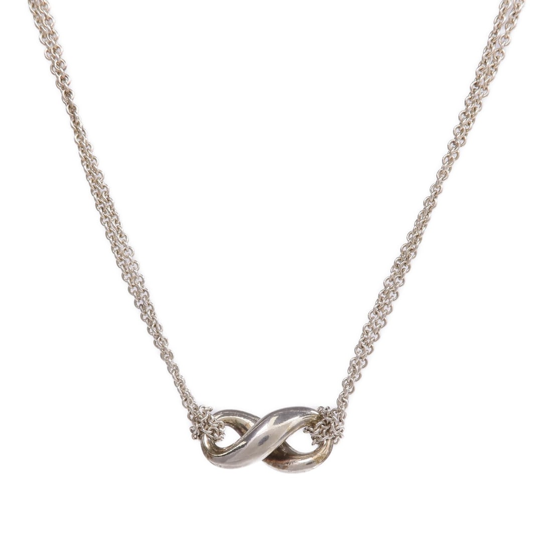 Tiffany Co Infinity 925 Sterling Silver Necklace (1 of 10)