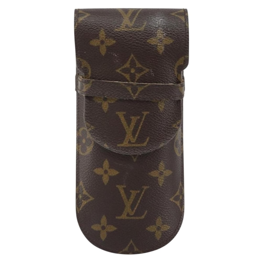 Louis Vuitton Etui a stylo brown canvas pen case: Louis Vuitton Etui a stylo brown canvas pen case This Louis Vuitton Etui a Stylo is a unisex pen case crafted in brown canvas. Made in France, it features a compact and functional design. The item sho