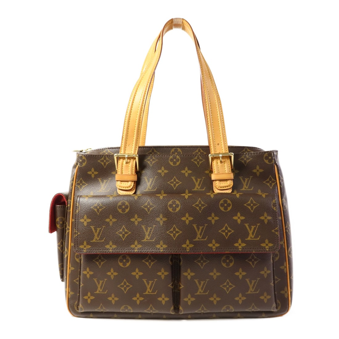 LOUIS VUITTON Multipli Cite Shoulder Bag M51162 Monogram Brown GHW: LOUIS VUITTON Multipli Cite Shoulder Bag M51162 Monogram Brown GHW Introducing the LOUIS VUITTON Multipli Cite Shoulder Bag, a stylish accessory crafted from durable PVC coated canvas in a rich brown 