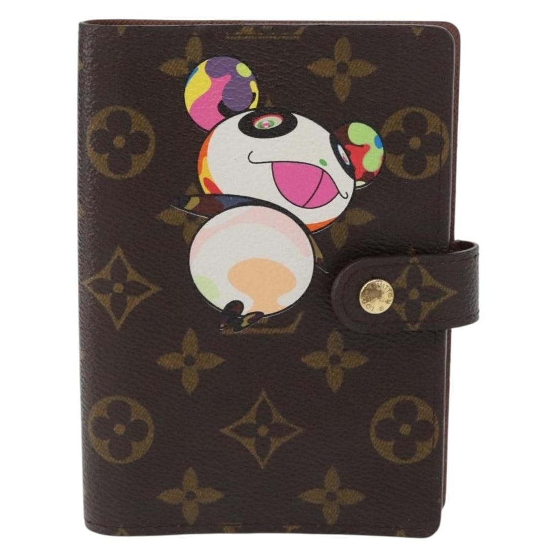 Monogram Canvas Panda Agenda Cover by Louis Vuitton: Monogram Canvas Panda Agenda Cover by Louis Vuitton This Louis Vuitton Agenda Cover features the signature Monogram Panda design and is crafted from brown canvas. Suitable for all genders, it offers a