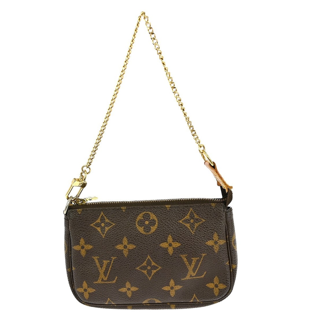 Louis Vuitton Monogram Mini Pochette Accessoires M58009 Vintage Handbag: Louis Vuitton Monogram Mini Pochette Accessoires M58009 Vintage Handbag This Louis Vuitton Mini Pochette Accessoires handbag is a stylish and practical accessory for casual occasions. Crafted from dur