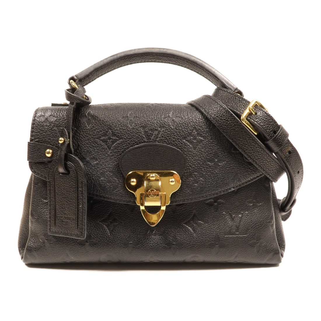 LOUIS VUITTON Georges BB 2way Shoulder Bag Monogram Empreinte Black Calfskin (1 of 18)